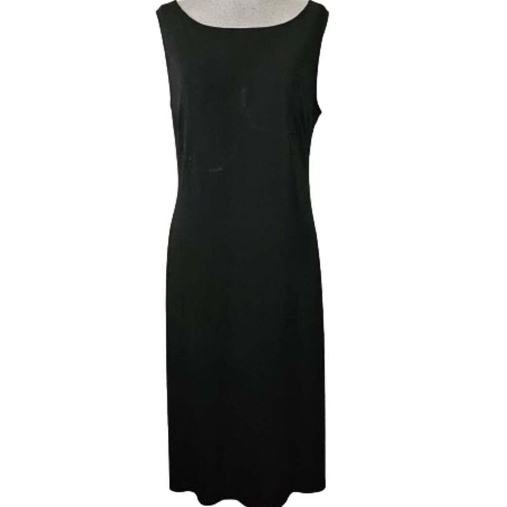 Black Sleeveless Open Back Cocktail Dress Size Large